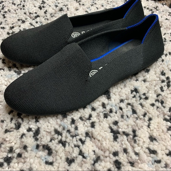 Rothy's Black Slip On Flats 7.5 - Picture 2 of 9